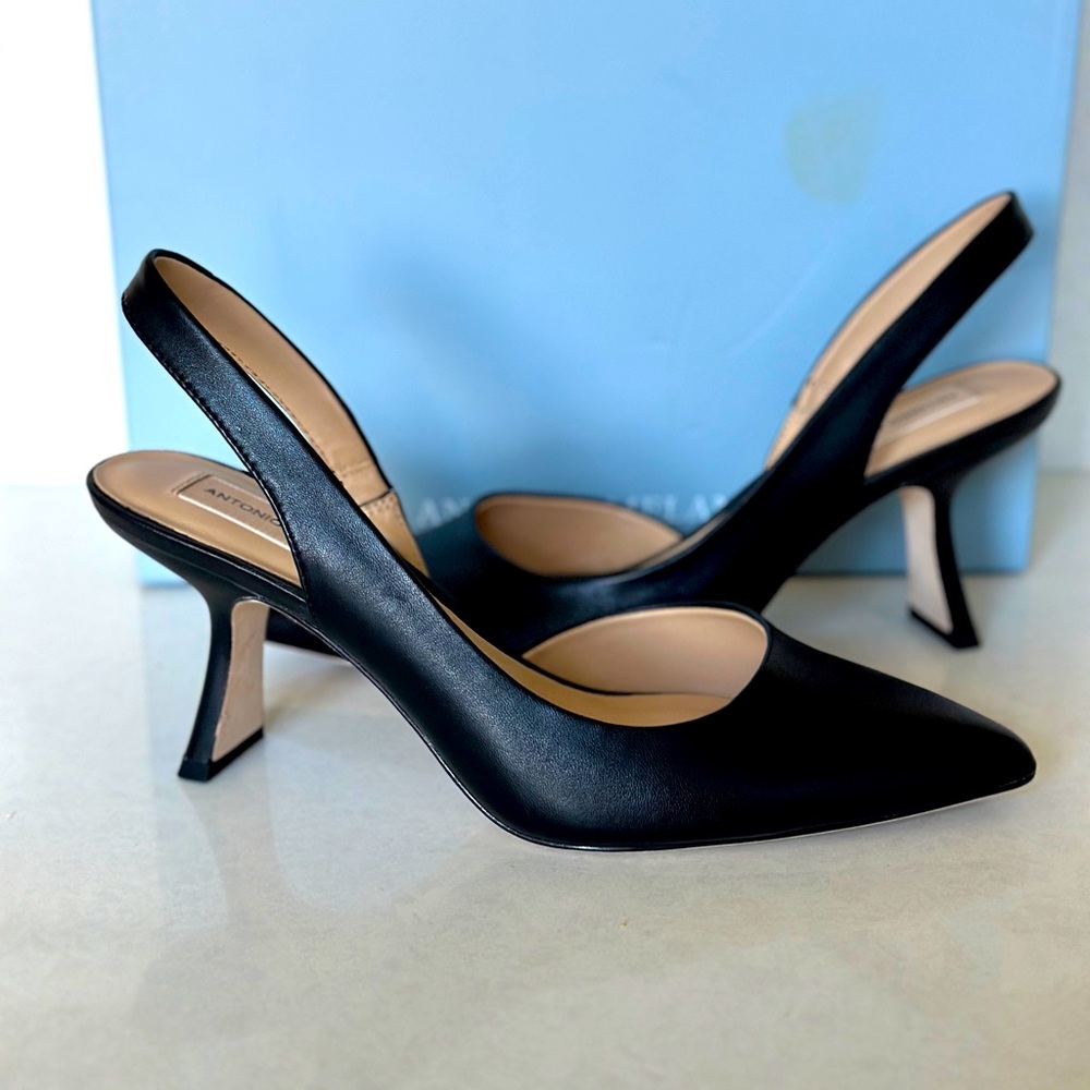 NWT ANTONIO MELANI SLINGBACK HEELS